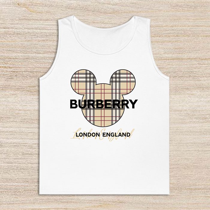Burberry-Mickey-Mouse-Unisex-Tank-Top-TTTB0876 Burberry Mickey Mouse Unisex Tank Top TTTB0876