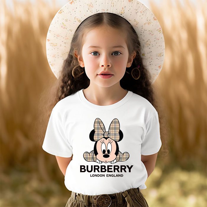 Burberry-Minnie-Mouse-Kid-Kid-Tee-Unisex-T-Shirt-TTB1769-3
