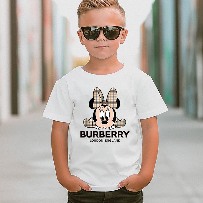 Burberry-Minnie-Mouse-Kid-Kid-Tee-Unisex-T-Shirt-TTB1769-4