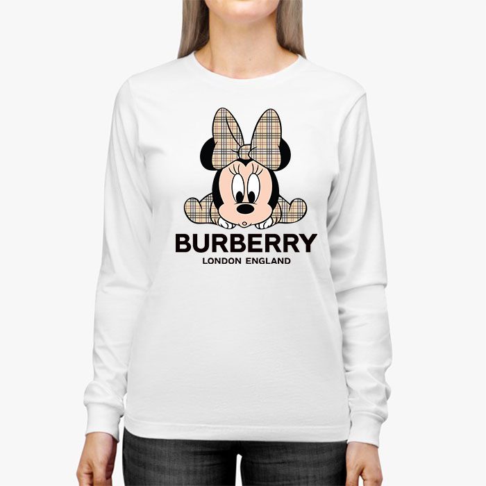 Burberry-Minnie-Mouse-Kid-Tee-Unisex-Longsleeve-Shirt-LTB0743-2
