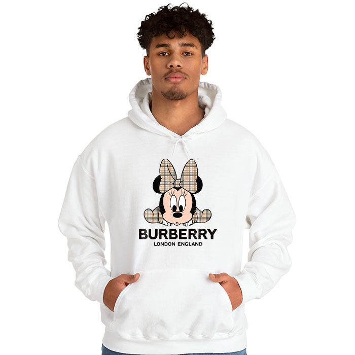Burberry-Minnie-Mouse-Kid-Unisex-Pullover-Hoodie-HTB0997-1