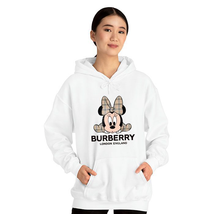 Burberry-Minnie-Mouse-Kid-Unisex-Pullover-Hoodie-HTB0997-2