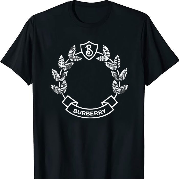 Burberry-Oak-Leaf-Crest-Kid-Tee-Unisex-T-Shirt-TTB1748 Burberry Oak Leaf Crest Kid Tee Unisex T-Shirt TTB1748