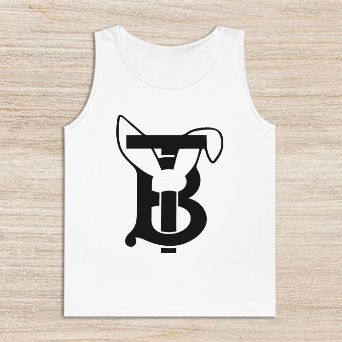 Burberry-Rabbit-Logo-Unisex-Tank-Top-TTTB0860 Burberry Rabbit Logo Unisex Tank Top TTTB0860