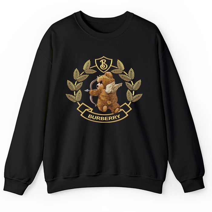 Burberry-Teddy-Bear-Gold-Luxury-Crewneck-Sweatshirt-CSTB0749 Burberry Teddy Bear Gold Luxury Crewneck Sweatshirt CSTB0749