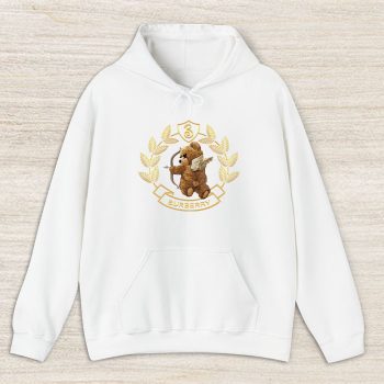 Burberry Teddy Bear Gold Luxury Unisex Pullover Hoodie HTB0984