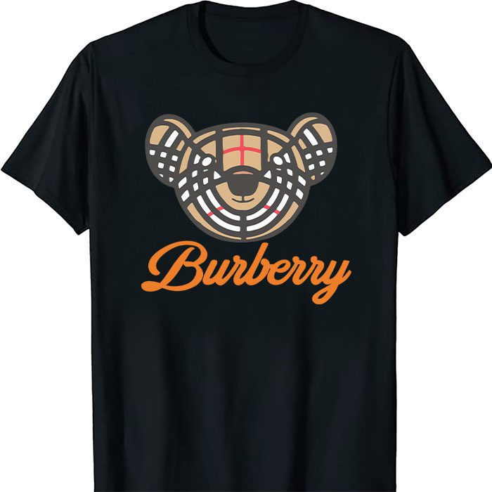 Burberry-Teddy-Bear-Kid-Tee-Unisex-T-Shirt-TTB1750 Burberry Teddy Bear Kid Tee Unisex T-Shirt TTB1750