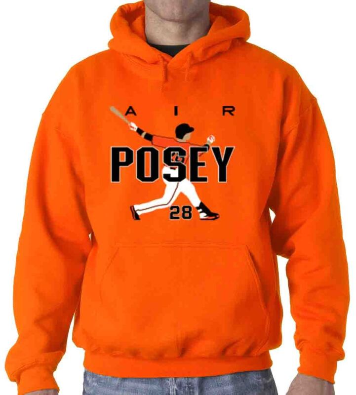 Buster-Posey-San-Francisco-Giants-Air-Hr-Hooded-Sweatshirt-Hoodie Buster Posey San Francisco Giants "Air Hr" Hooded Sweatshirt Hoodie