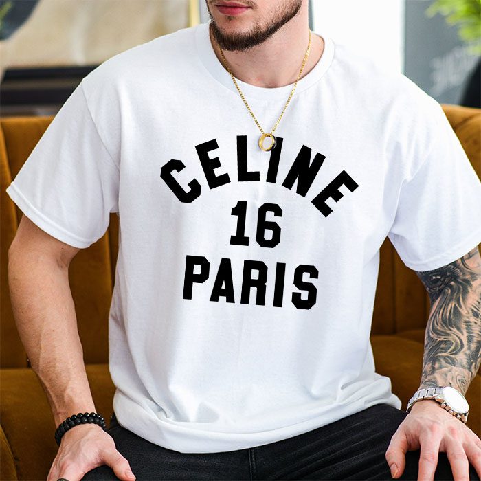Celine-16-Paris-Logo-Luxury-Kid-Tee-Unisex-T-Shirt-TTB1818-2