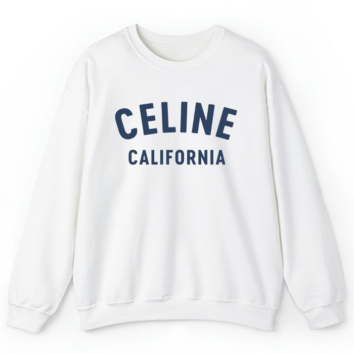 Celine-California-70S-Luxury-Crewneck-Sweatshirt-CSTB0807 Celine California 70'S Luxury Crewneck Sweatshirt CSTB0807