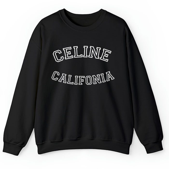 Celine-California-70S-Luxury-Crewneck-Sweatshirt-CSTB0808 Celine California 70'S Luxury Crewneck Sweatshirt CSTB0808