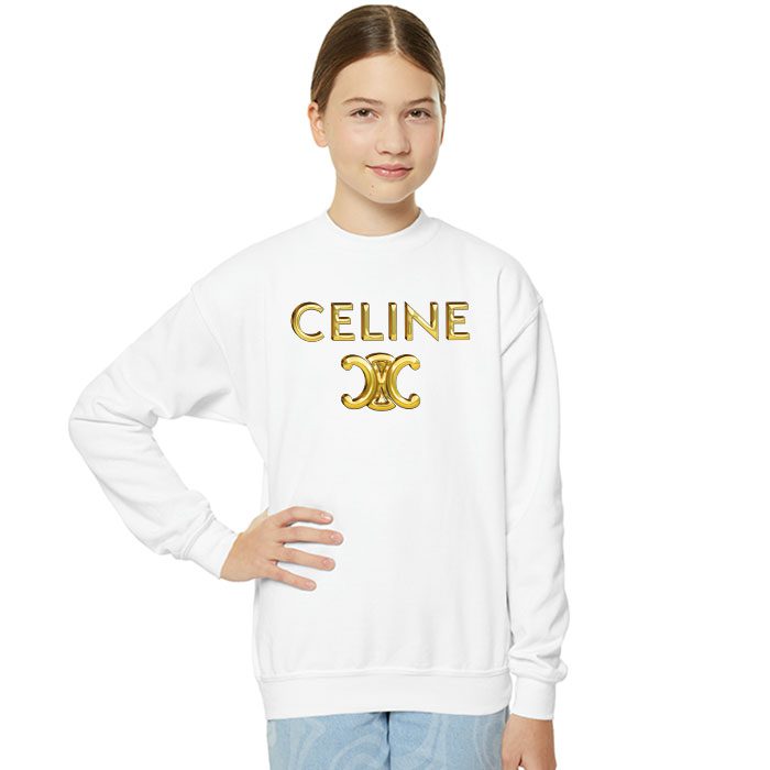 Celine-Gold-Logo-Luxury-Crewneck-Sweatshirt-CSTB0824-3
