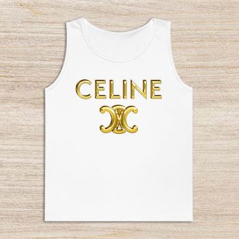 Celine Gold Logo Luxury Unisex Tank Top TTTB0946