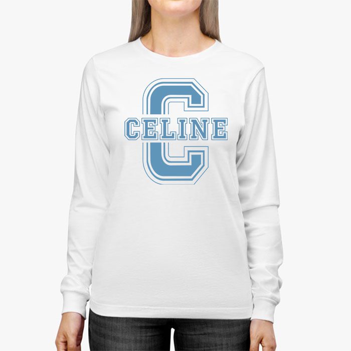 Celine-Logo-Luxury-Kid-Tee-Unisex-Longsleeve-ShirtLTB0795-2