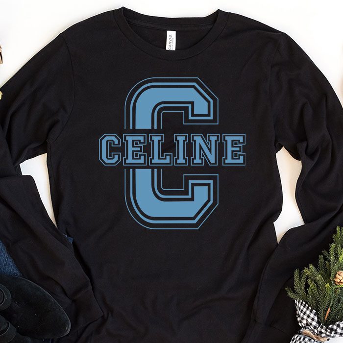 Celine-Logo-Luxury-Kid-Tee-Unisex-Longsleeve-ShirtLTB0795 Celine Logo Luxury Kid Tee Unisex Longsleeve ShirtLTB0795