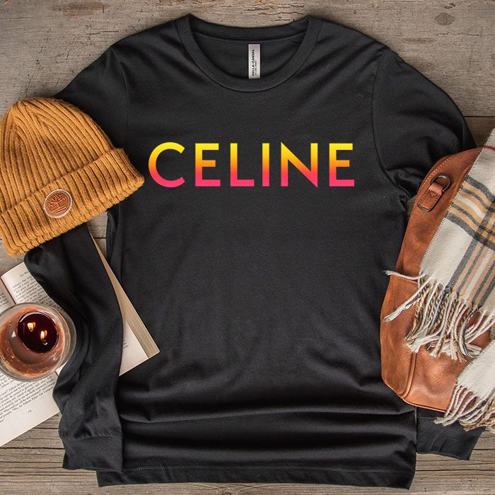 Celine-Loose-Luxury-Kid-Tee-Unisex-Longsleeve-ShirtLTB0799-1