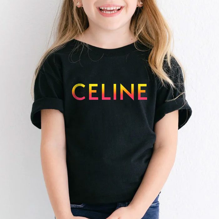 Celine-Loose-Luxury-Kid-Tee-Unisex-T-Shirt-TTB1825-3