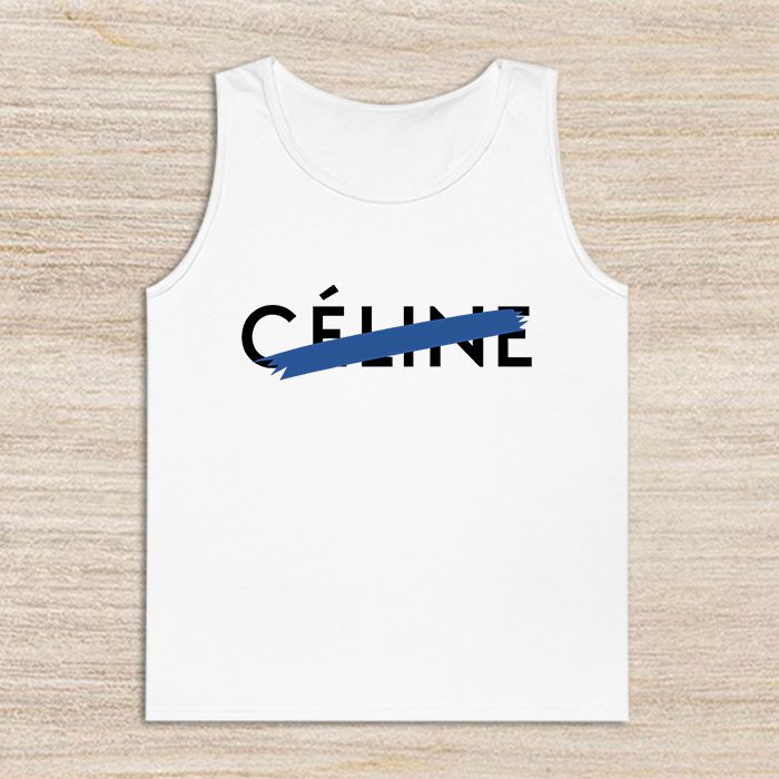 Celine-Loose-Luxury-Unisex-Tank-Top-TTTB0941 Celine Loose Luxury Unisex Tank Top TTTB0941