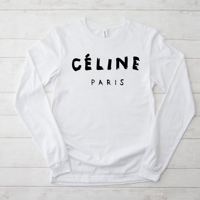 Celine-Paris-Kid-Tee-Unisex-Longsleeve-ShirtLTB0798 Celine Paris Kid Tee Unisex Longsleeve ShirtLTB0798
