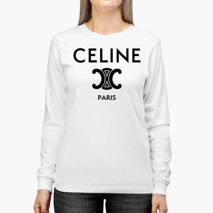 Celine-Paris-Logo-Luxury-Kid-Tee-Unisex-Longsleeve-ShirtLTB0787-2