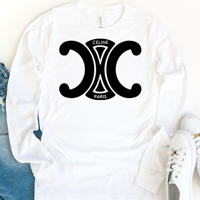 Celine-Paris-Logo-Luxury-Kid-Tee-Unisex-Longsleeve-ShirtLTB0790-1