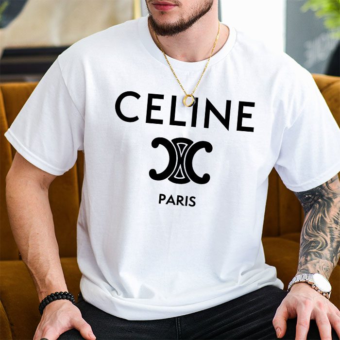 Celine-Paris-Logo-Luxury-Kid-Tee-Unisex-T-Shirt-TTB1813-2