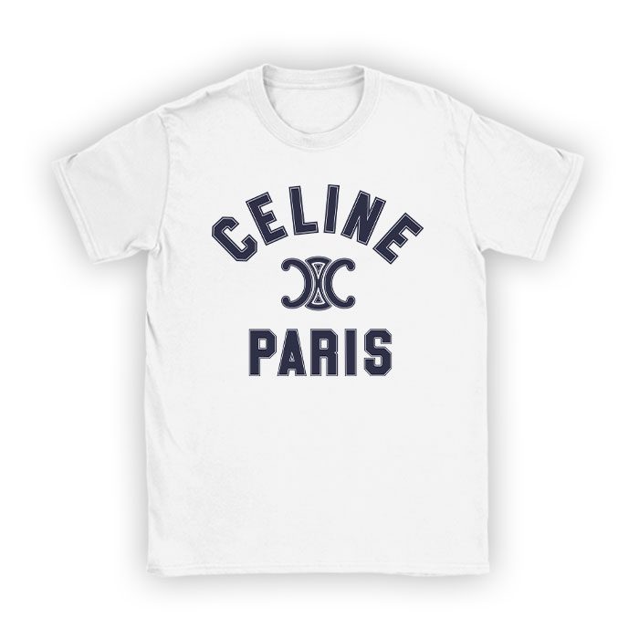 Celine-Paris-Logo-Luxury-Kid-Tee-Unisex-T-Shirt-TTB1817 Celine Paris Logo Luxury Kid Tee Unisex T-Shirt TTB1817