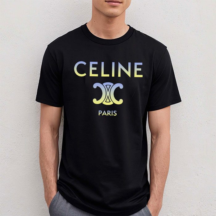 Celine-Paris-Logo-Luxury-Kid-Tee-Unisex-T-Shirt-TTB1819-2