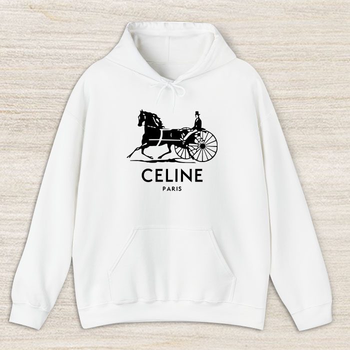 Celine-Paris-Logo-Luxury-Unisex-Pullover-Hoodie-HTB1056 Celine Paris Logo Luxury Unisex Pullover Hoodie HTB1056