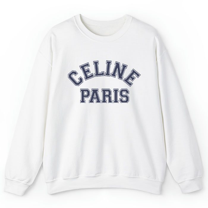 Celine-Paris-Luxury-Crewneck-Sweatshirt-CSTB0822 Celine Paris Luxury Crewneck Sweatshirt CSTB0822
