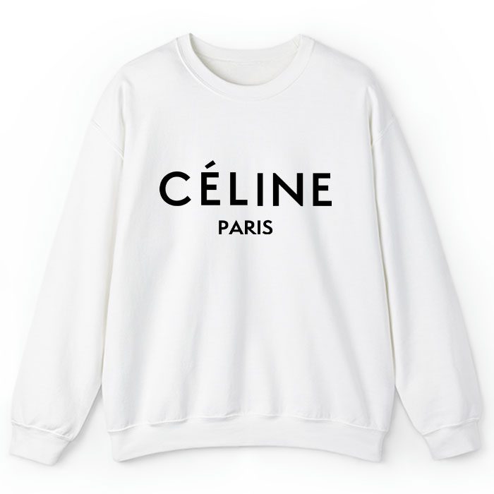 Celine-Paris-Luxury-Crewneck-Sweatshirt-CSTB0836 Celine Paris Luxury Crewneck Sweatshirt CSTB0836