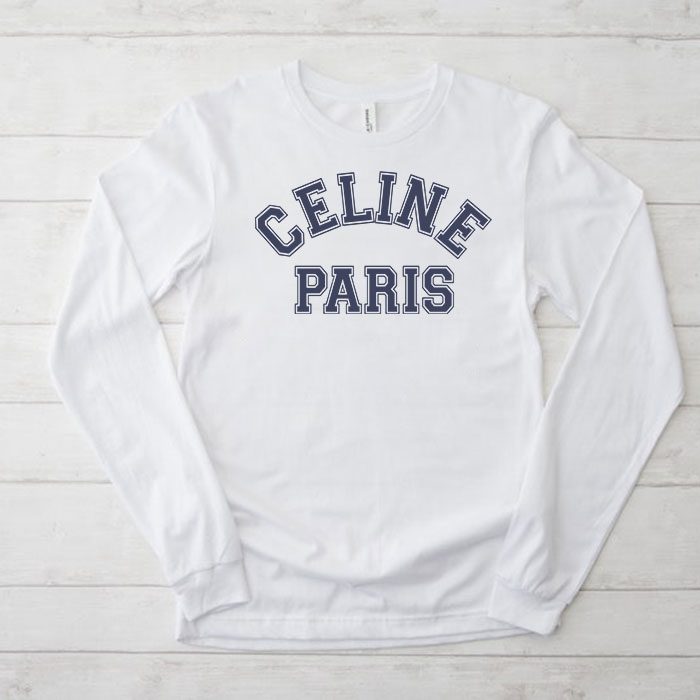 Celine-Paris-Luxury-Kid-Tee-Unisex-Longsleeve-ShirtLTB0803 Celine Paris Luxury Kid Tee Unisex Longsleeve ShirtLTB0803
