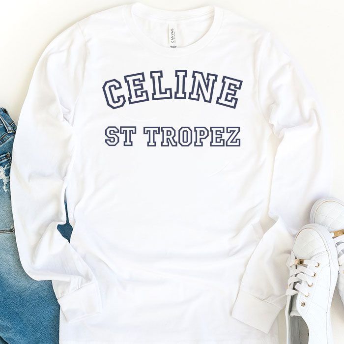 Celine-St-Trope-70S-Kid-Tee-Unisex-Longsleeve-ShirtLTB0794-1
