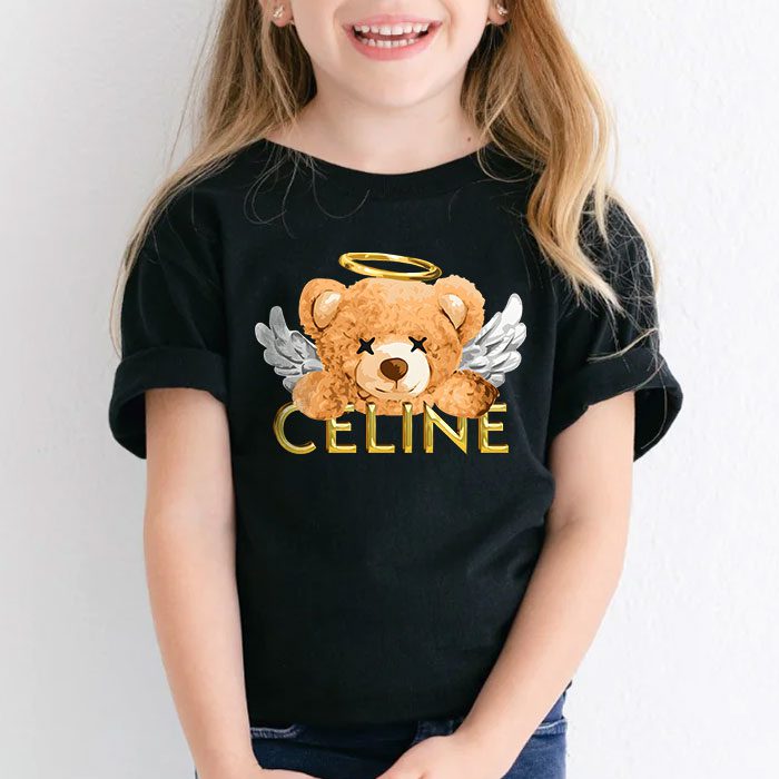 Celine-Teddy-Bear-Luxury-Kid-Tee-Unisex-T-Shirt-TTB1830-4