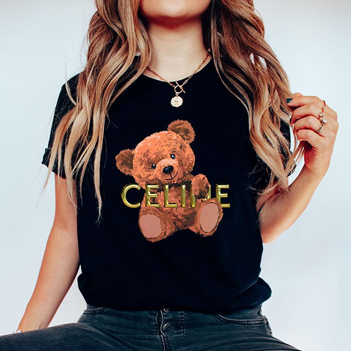 Celine-Teddy-Bear-Luxury-Kid-Tee-Unisex-T-Shirt-TTB1832-2