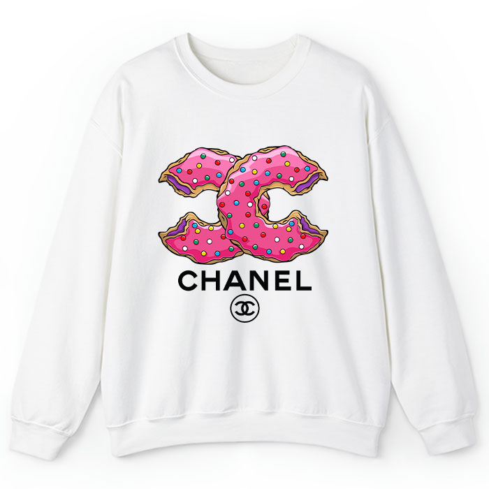 Chanel-Doughnut-Logo-Crewneck-Sweatshirt-CSTB0244 Chanel Doughnut Logo Crewneck Sweatshirt CSTB0244