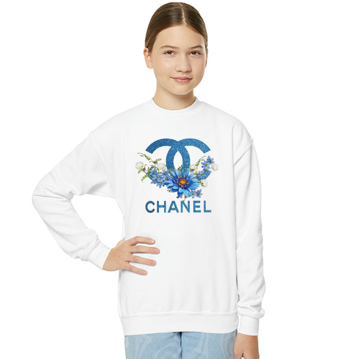 Chanel-Glitter-Flower-Logo-Crewneck-Sweatshirt-CSTB0232-3