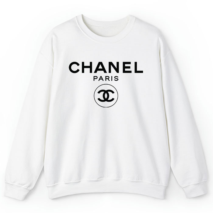 Chanel-Paris-Original-Logo-Crewneck-Sweatshirt-CSTB0219 Chanel Paris Original Logo Crewneck Sweatshirt CSTB0219
