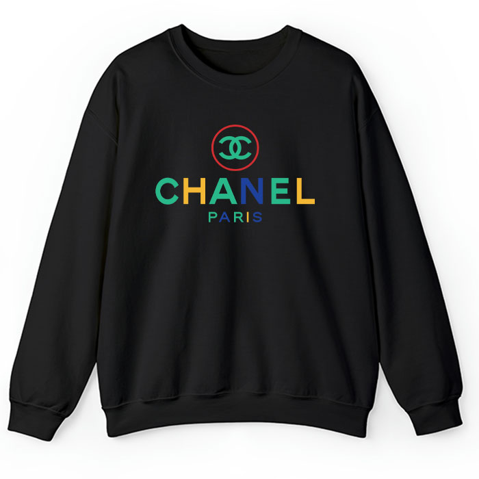 Chanel-Paris-Original-Logo-Crewneck-Sweatshirt-CSTB0238 Chanel Paris Original Logo Crewneck Sweatshirt CSTB0238