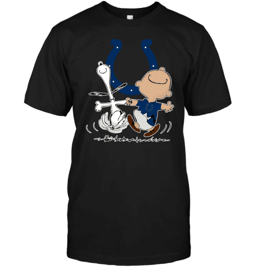 Charlie-Brown-amp-Snoopy-Indianapolis-Colts-Unisex-T-Shirt-Kid-T-Shirt-LTS2400 Charlie Brown & Snoopy Indianapolis Colts Unisex T-Shirt Kid T-Shirt LTS2400