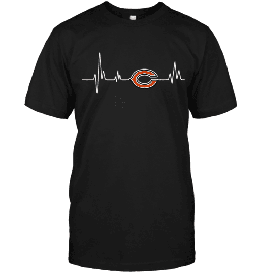 Chicago-Bears-Heartbeat-Unisex-T-Shirt-Kid-T-Shirt-LTS1326 Chicago Bears Heartbeat Unisex T-Shirt Kid T-Shirt LTS1326