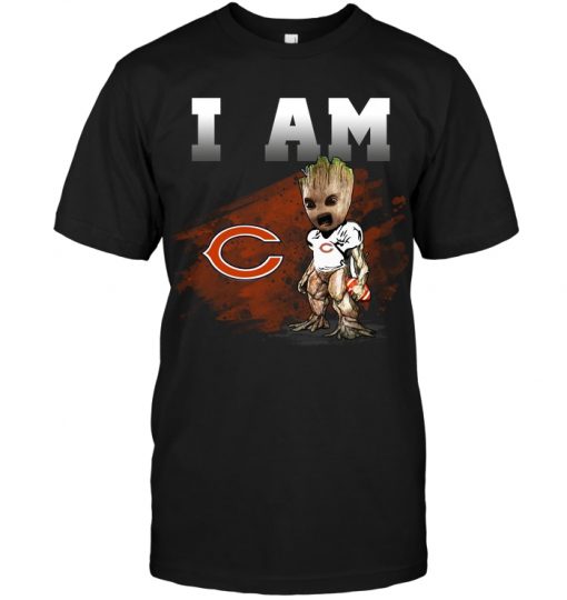 Chicago-Bears-I-Am-Groot-Unisex-T-Shirt-Kid-T-Shirt-LTS1335 Chicago Bears I Am Groot Unisex T-Shirt Kid T-Shirt LTS1335