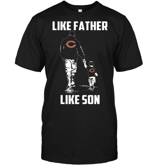 Chicago-Bears-Like-Father-Like-Son-Unisex-T-Shirt-Kid-T-Shirt-LTS1336 Chicago Bears Like Father Like Son Unisex T-Shirt Kid T-Shirt LTS1336