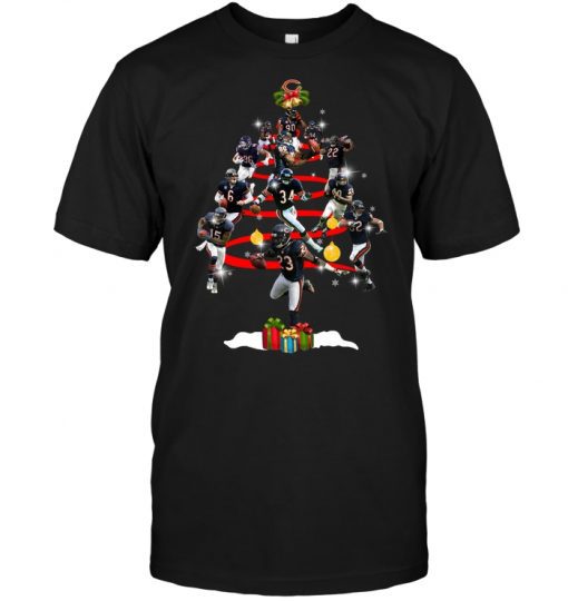 Chicago-Bears-Players-Christmas-Tree-Unisex-T-Shirt-Kid-T-Shirt-LTS1328 Chicago Bears Players Christmas Tree Unisex T-Shirt Kid T-Shirt LTS1328