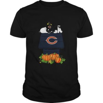 Chicago Bears Snoopy Pumpkin House Unisex T-Shirt Kid T-Shirt LTS1331