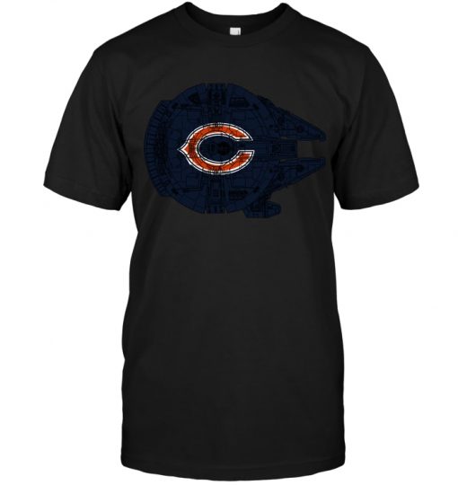 Chicago-Bears-The-Millennium-Falcon-Star-Wars-Unisex-T-Shirt-Kid-T-Shirt-LTS1342 Chicago Bears The Millennium Falcon Star Wars Unisex T-Shirt Kid T-Shirt LTS1342