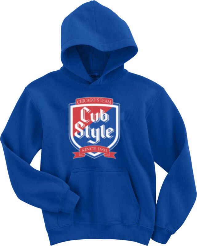 Chicago-Cubs-Old-Style-Wrigley-Field-Cub-Style-Hooded-Sweatshirt-Hoodie Chicago Cubs Old Style Wrigley Field "Cub Style" Hooded Sweatshirt Hoodie