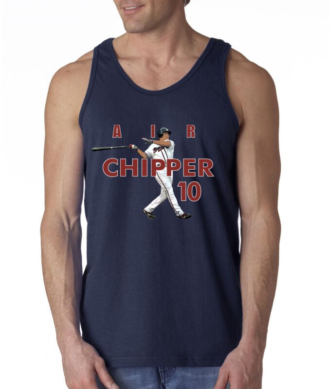 Chipper-Jones-Atlanta-Braves-Air-Chipper-Pic-New-Unisex-Tank-Top Chipper Jones Atlanta Braves "Air Chipper Pic New" Unisex Tank Top