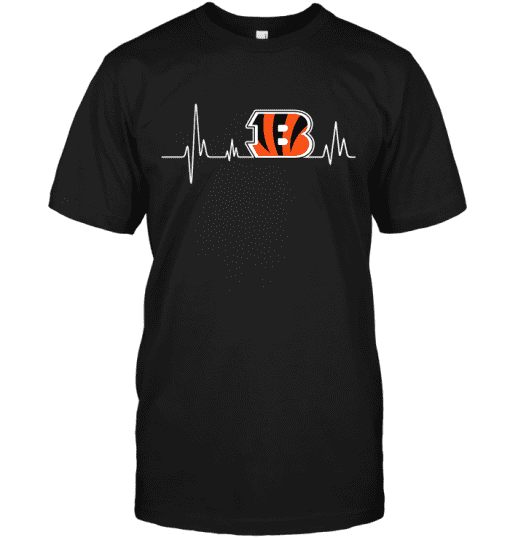 Cincinnati-Bengals-Heartbeat-Unisex-T-Shirt-Kid-T-Shirt-LTS1593 Cincinnati Bengals Heartbeat Unisex T-Shirt Kid T-Shirt LTS1593