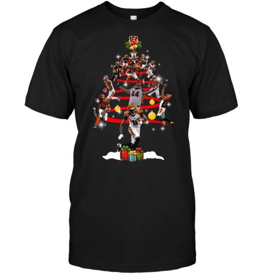 Cincinnati-Bengals-Players-Christmas-Tree-Unisex-T-Shirt-Kid-T-Shirt-LTS1604 Cincinnati Bengals Players Christmas Tree Unisex T-Shirt Kid T-Shirt LTS1604